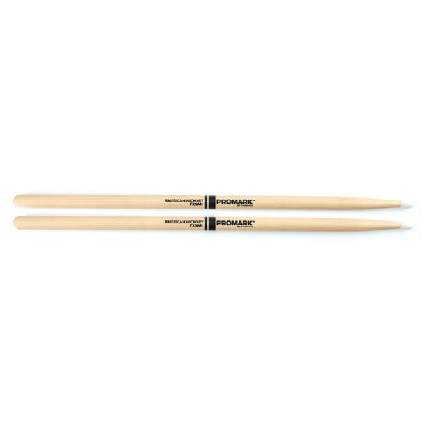 Apstour 1 Pair 5A Drumsticks Non-slip Durable Nylon Exercise Drum Sticks 1 Pair, Nylon Blue-5A